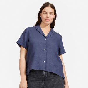 Everlane Linen Notch Short-Sleeve Shirt